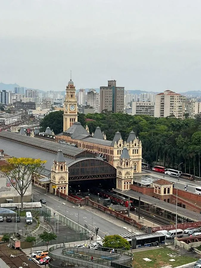 Green One - Apto Novo, Moderno, Varanda, Poucos Passos Da Estacao Luz Sao Paulo