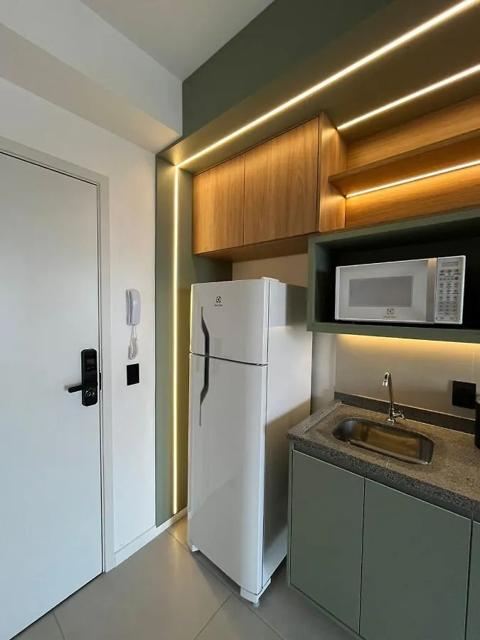 Green One - Apto Novo, Moderno, Varanda, Poucos Passos Da Estacao Luz Sao Paulo 0*,